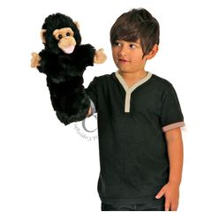 PC006007 Chimpansee aap - Lange mouw - handpop| The Puppet Company | Mano cards groothandel