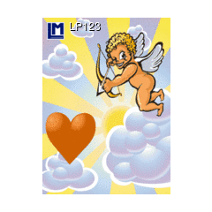 lp123 wisselbeeldkaart - Amor met pijl en boog | Mano cards groothandel