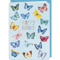 DO105 - wenskaart Mila "Papillons" - happy birthday