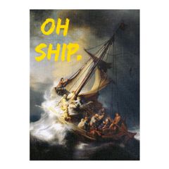 MP011 – Eclectic Selection Santoro - wenskaart Masterpieces - Oh Ship | mano cards groothandel