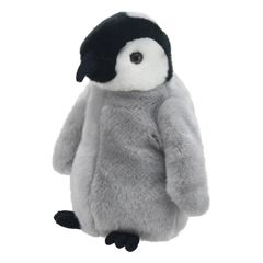 PC001835 Pinguïn Kuiken - full-bodied animal - handpop | The Puppet Company | Mano Cards Groothandel