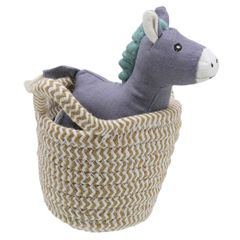 WB001801 Donkey - Ezel - Wilberry Pets in Baskets | Mano Cards Groothandel