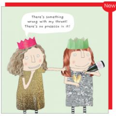 xBB015 – rosiemadeathing kerstkaart Babble - xmas no prosecco | Mano cards groothandel