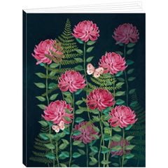 KI225 Schrift van Mila -  rode dahlia's (17 x 22 cm) | Mano cards groothandel