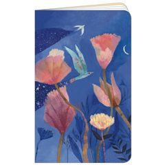 KDS42 Schrift van Izou - bloemen en vogel (11,2 x 18 cm) | Mano Cards Groothandel