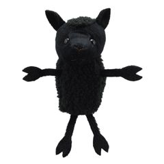 PC030454 Sheep schaap zwart - vingerpop  | The Puppet Company | Mano cards groothandel