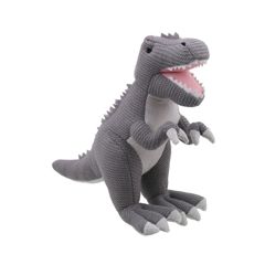 WB004341 T-rex medium grijs - Wilberry Knitted | Mano cards groothandel