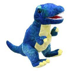 PC002905 Baby T-Rex (Blue blauw) - handpop baby dino | The Puppet Company | Mano cards groothandel