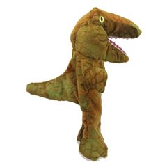 PC006213 Eco Walking Puppet T-Rex (brown bruin) - handpop | The Puppet Company | Mano cards groothandel