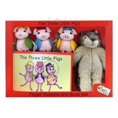 PC007909 The Three Little Pigs - De wolf en de drie biggetjes - Traditional Story Sets | Mano Cards Groothandel
