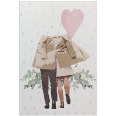 02.43058 wenskaart busquets wedding - regen | mano cards groothandel