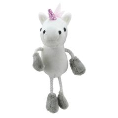 PC002217 Unicorn eenhoorn - vingerpop  | The Puppet Company | Mano cards groothandel