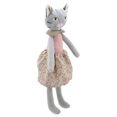 WB004433 Cat - Kat met jurk - Wilberry Friends | Mano Cards Groothandel