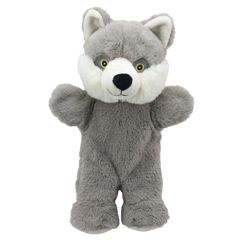 PC006215 Eco Walking Puppet Wolf - handpop | The Puppet Company | Mano cards groothandel