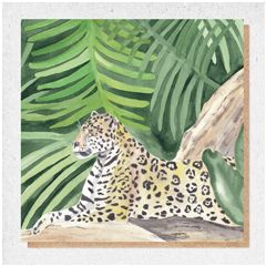 WP043 fine art kaart - luipaard
