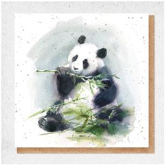 WP027 fine art kaart - panda