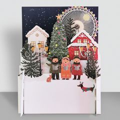 xpop030 pop-up kerstkaart - koor | Alljoy design | Mano cards groothandel