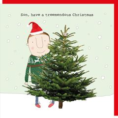 xrel42 - rosiemadeathing kerstkaart - treemendous Christmas